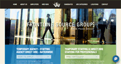 Desktop Screenshot of frontlinesourcegroup.com